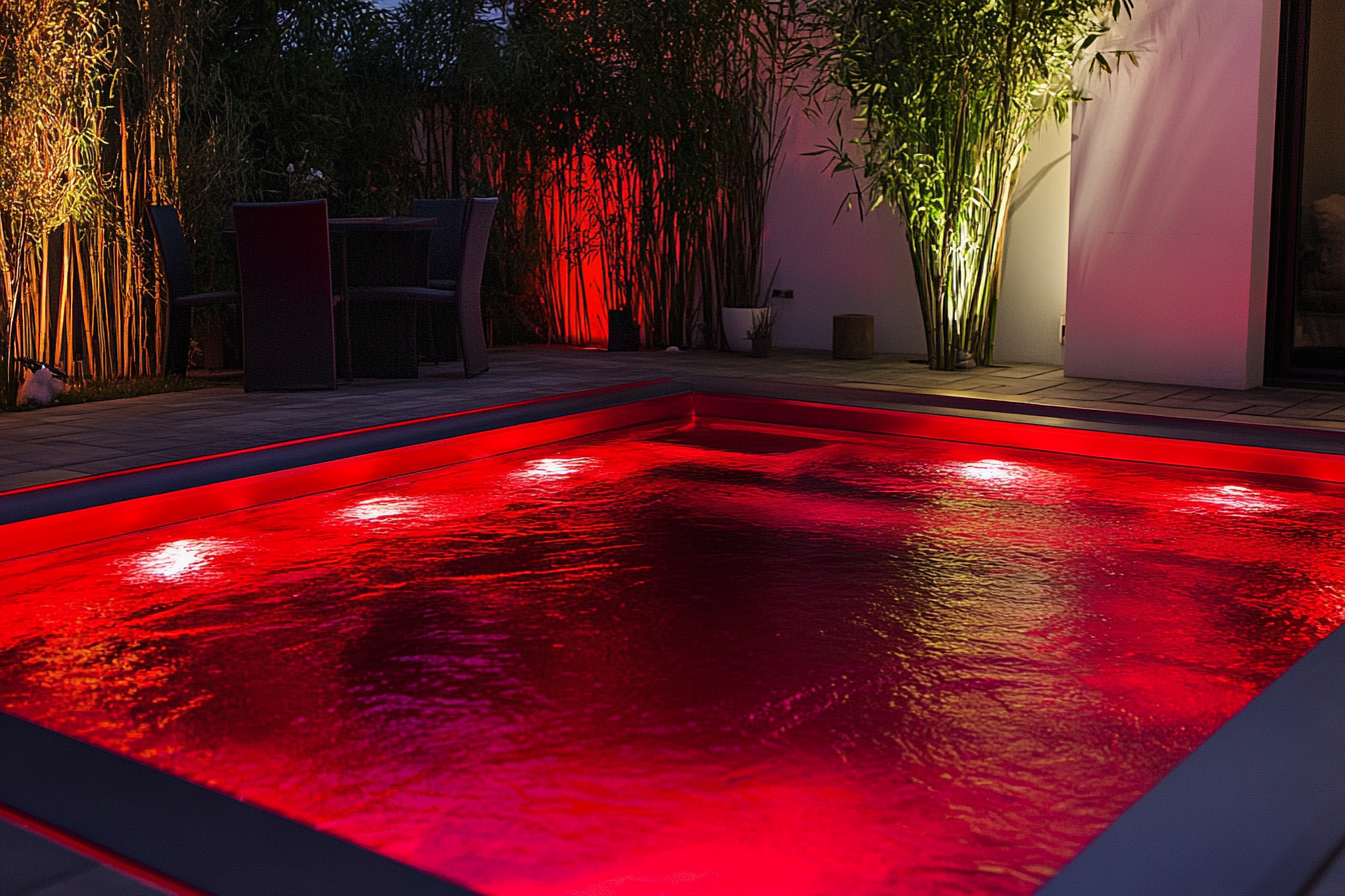 Roter Pool Moderne Ideen für Ihre Gestaltung heiminfo.de